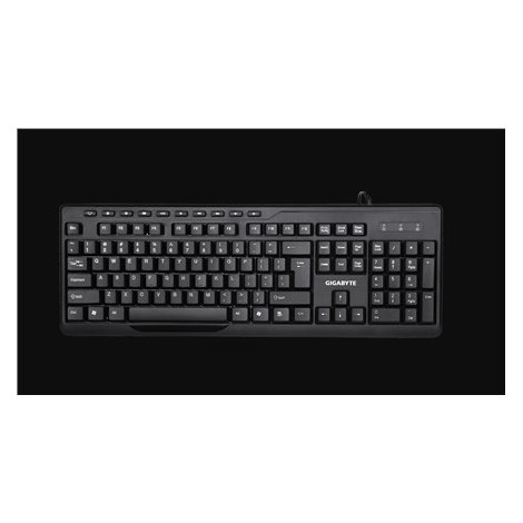 Gigabyte | Black | Multimedia Keyboard & Mouse set | KM6300 | Keyboard and Mouse Set | Wired | Mouse included | EN | Black | USB - 2